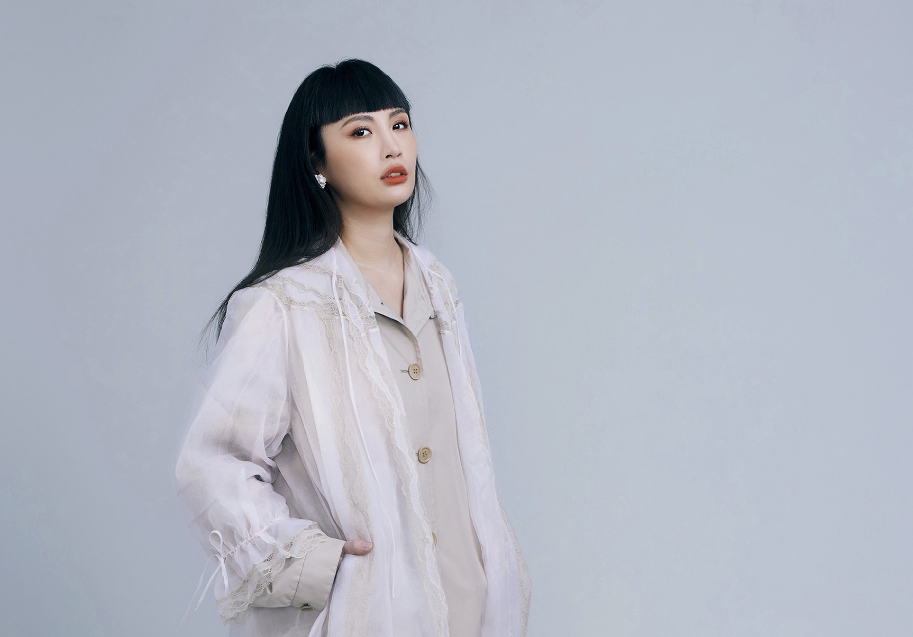 魏如萱因感冒未癒又飛往長沙途中，突發生聽力出現障礙。（好多音樂提供）