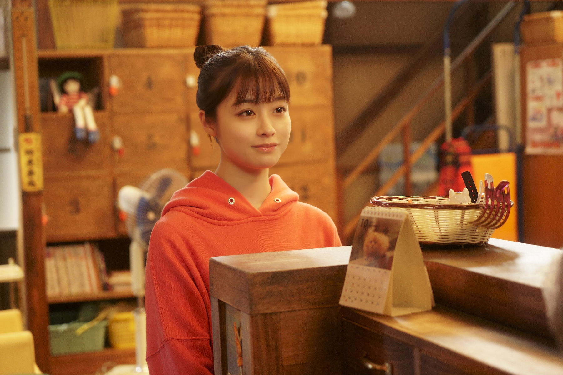 橋本環奈在電影《湯道》飾演一名在公共澡堂工作的少女。（采昌國際多媒體提供）