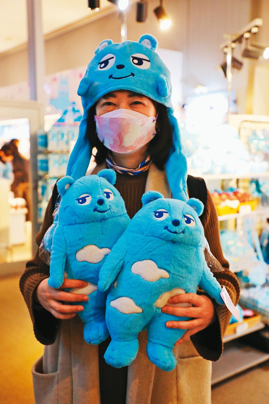 表情很萌的吉祥物阿倍野熊,是到HARUKAS 300必買的紀念品。