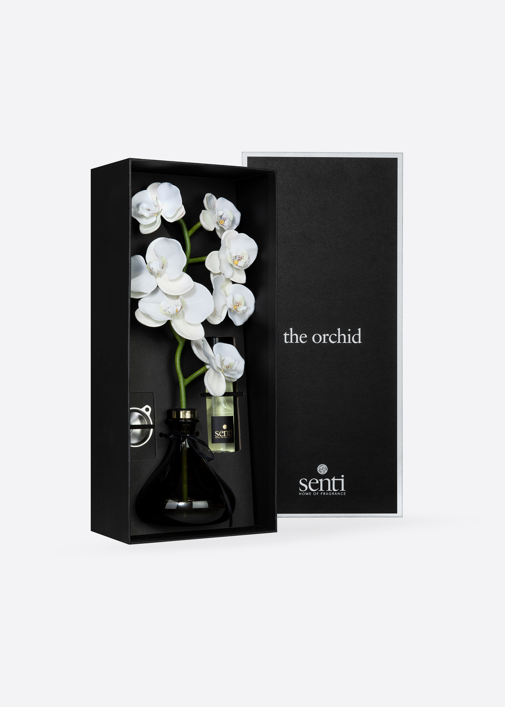 SENTI The Orchid蘭花擴香組。250ml / NT$8,800(THE SPAACE提供)
