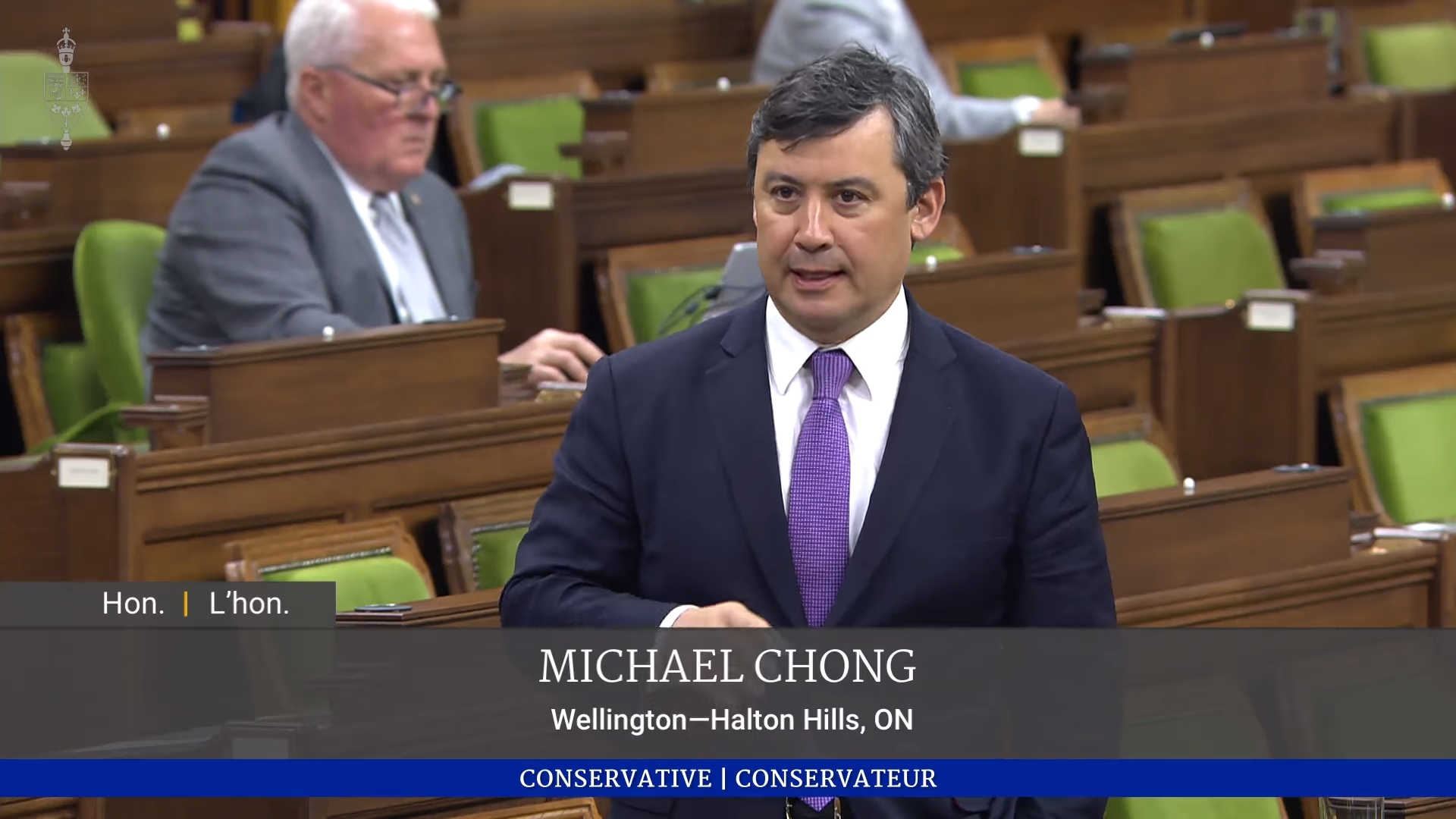 加拿大議員莊文浩屢次批評中共政府，傳成為中國眼中釘。（翻攝自Michael Chong Twitter）