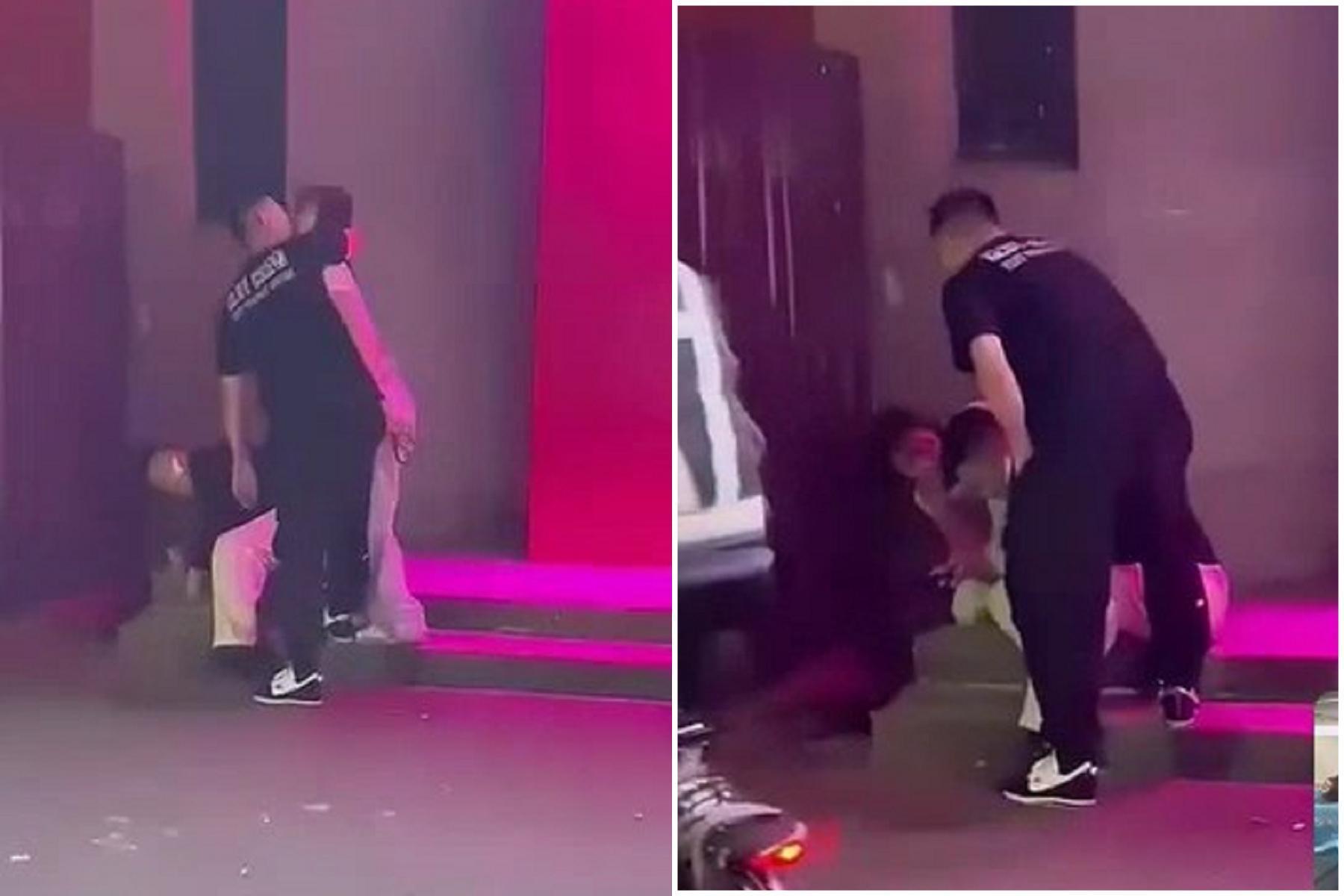 這3P操作讓人傻眼!男身體不舒服蹲地,女友在你背後跟兄弟親熱。(翻自微博)