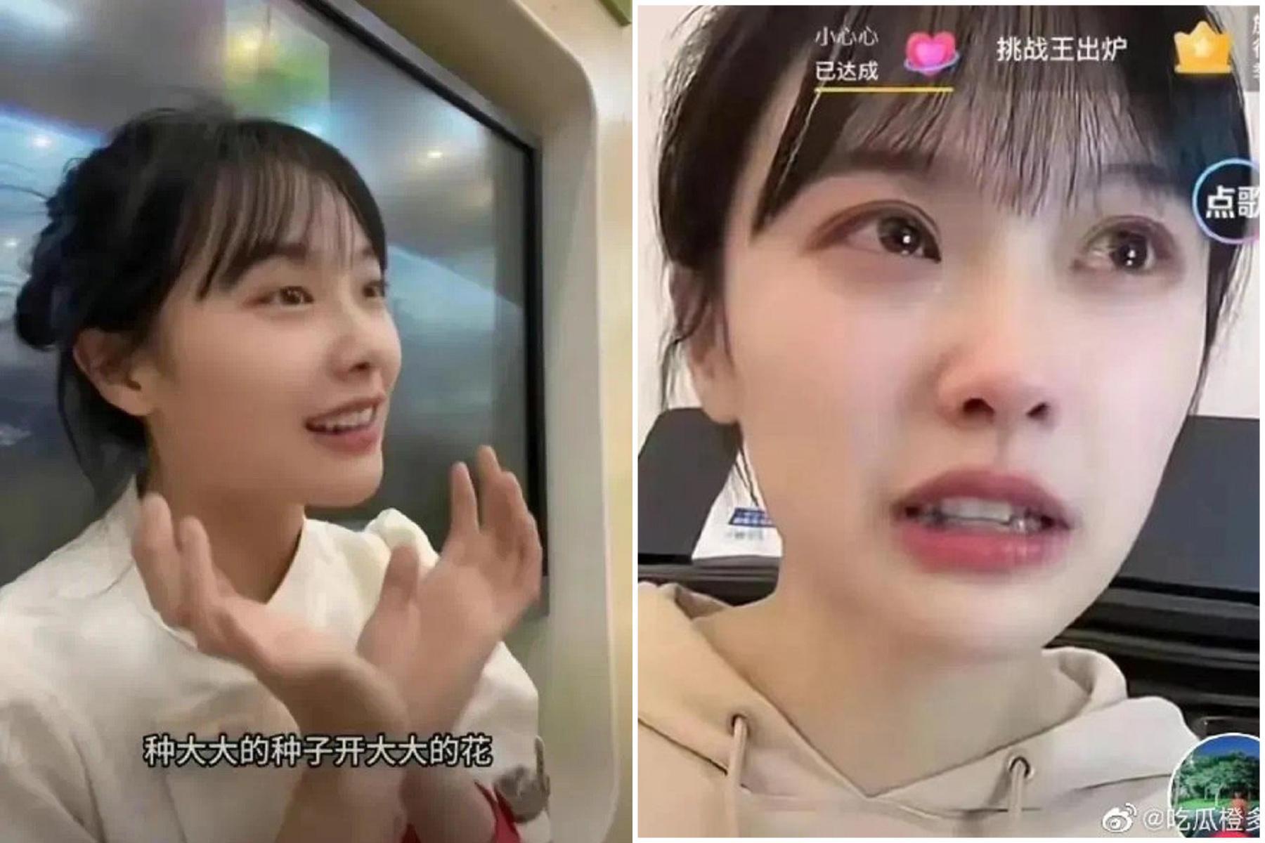 正妹幼師帶動唱「挖啊挖啊挖」爆紅,開直播滿足鄉民欲望!承認比當老師更好賺。(翻自微博)