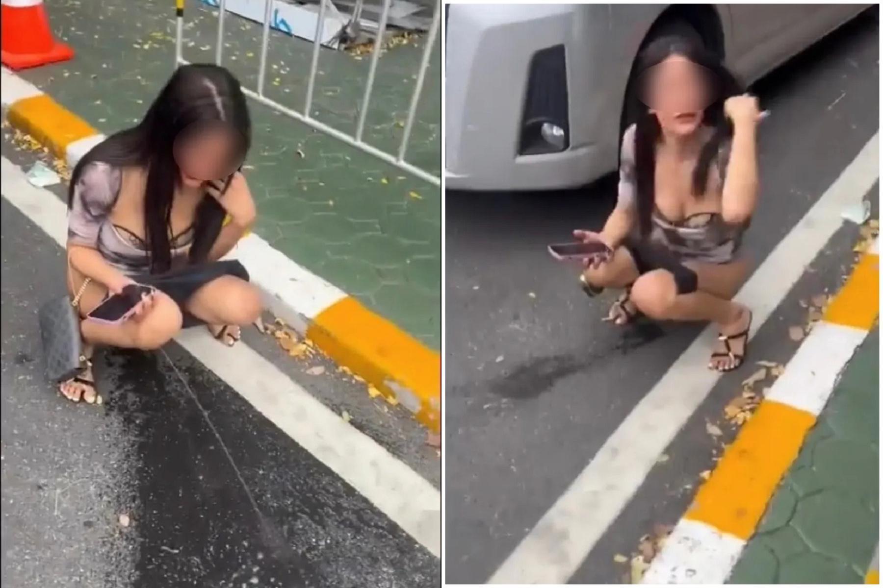 網友們對於這位女子的尿量，感到好奇。（翻自臉書）