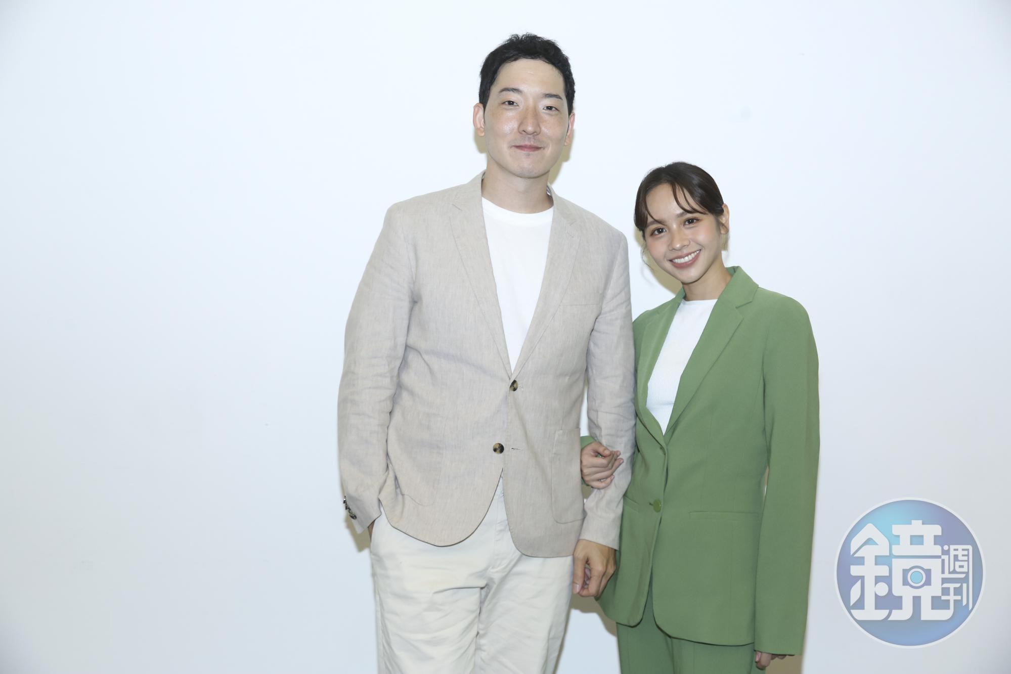 黃姵嘉與許時豪片中飾演夫妻，還有個小小孩，但小小孩的不受控令黃姵嘉哭笑不得。