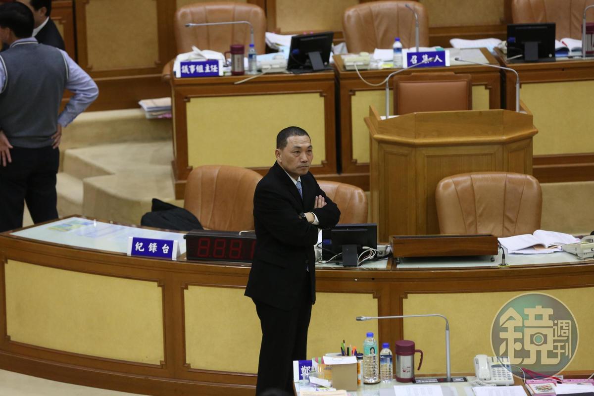 今天侯友宜（圖）在新北市議會總質詢中，被問及不少兩岸論述相關問題。（本刊資料照）