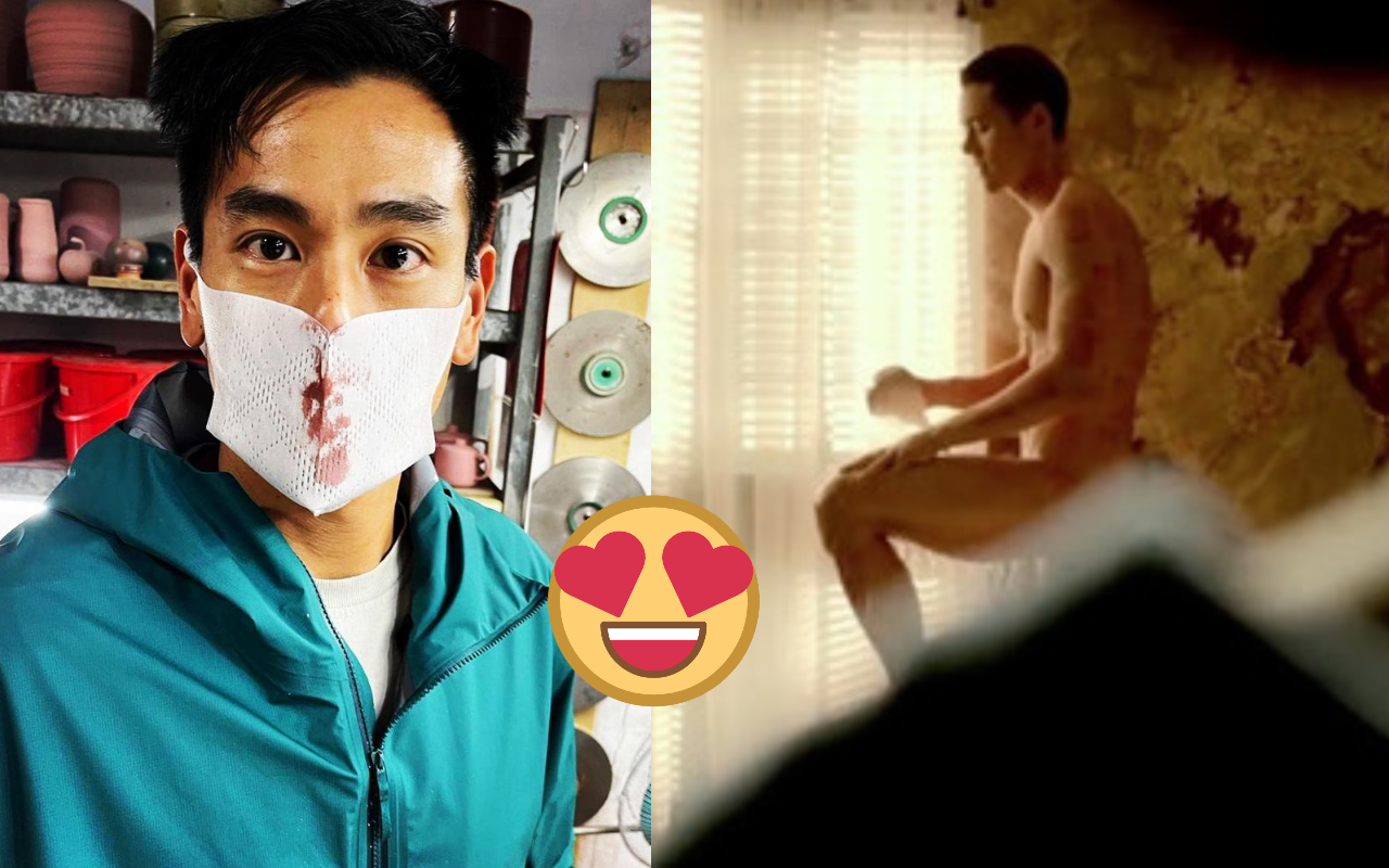 猜得出這位男神是誰嗎?國民老公化成灰都認得出!(翻攝自彭于晏IG、《邪不壓正》)