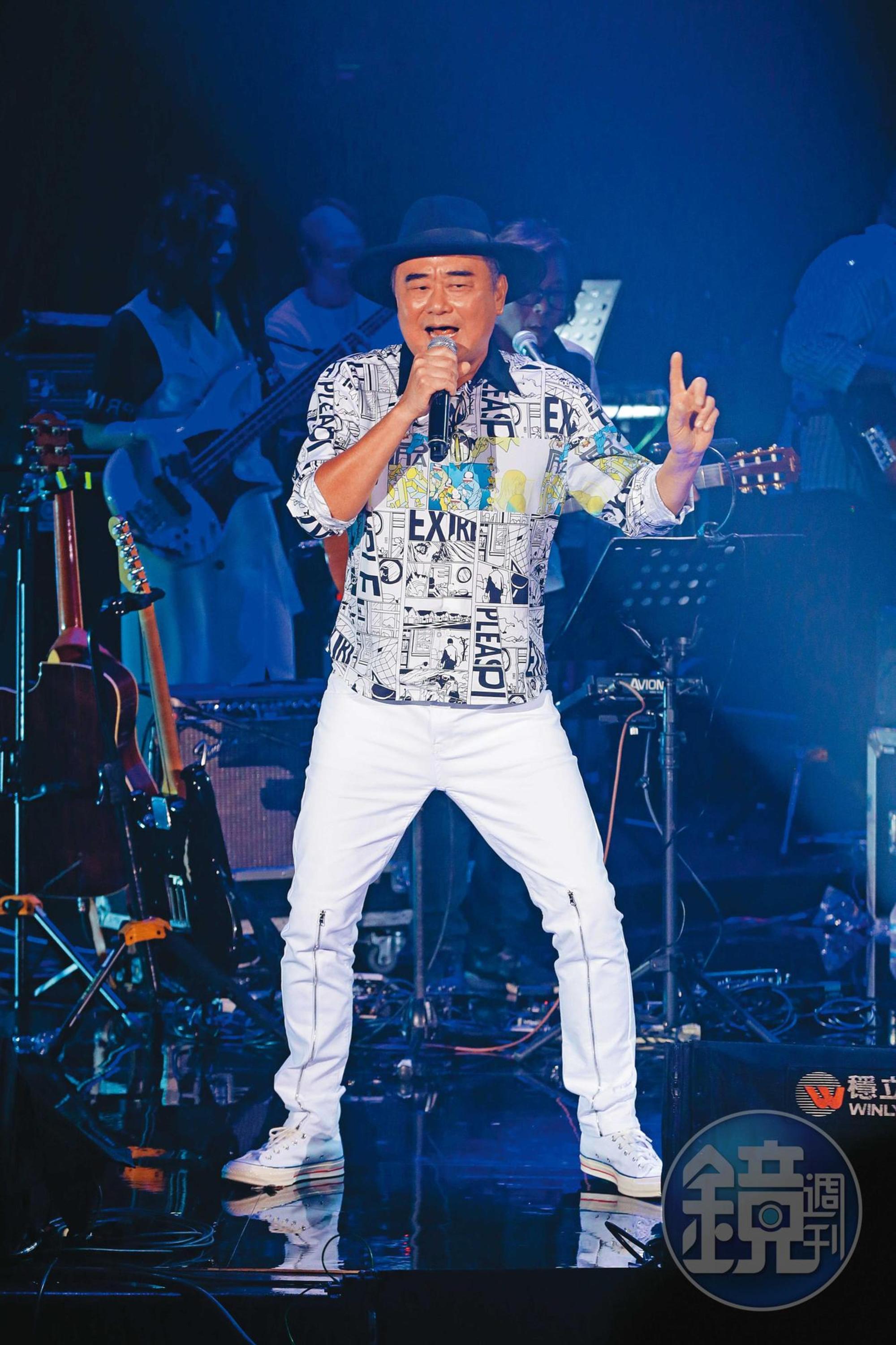 陳昇(圖)1994年開始舉辦的跨年演唱會,由胡馨云一手打造。(陳仁萱攝)