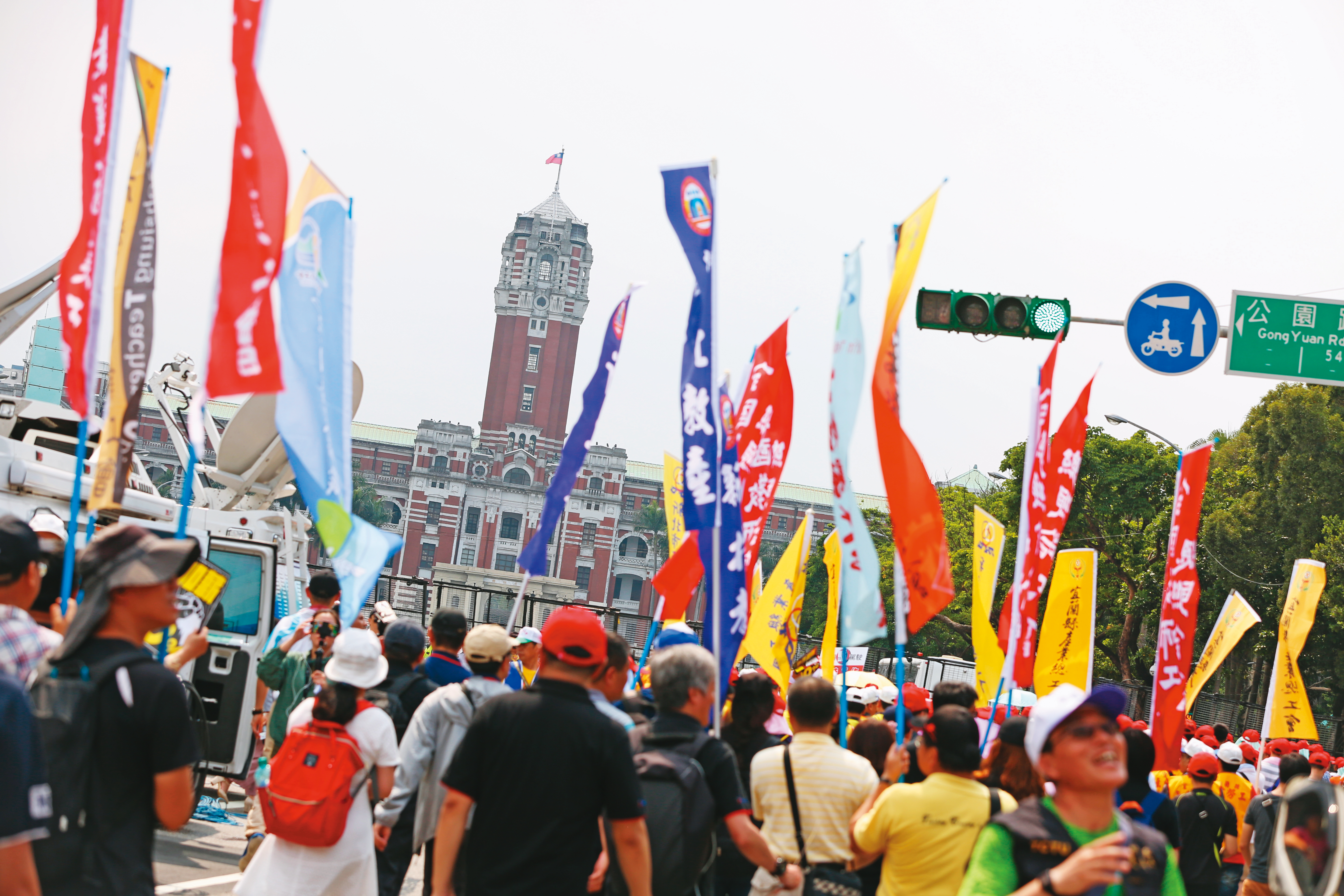 相較於蔡英文總統剛上任時的眾聲喧譁，台北的街頭這幾年來的確沉寂不少。