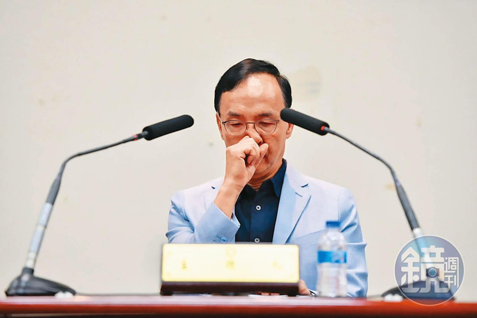 國民黨總統內戰呈現郭、侯對決,黨主席朱立倫最後徵召誰,牽動藍軍2024大局。