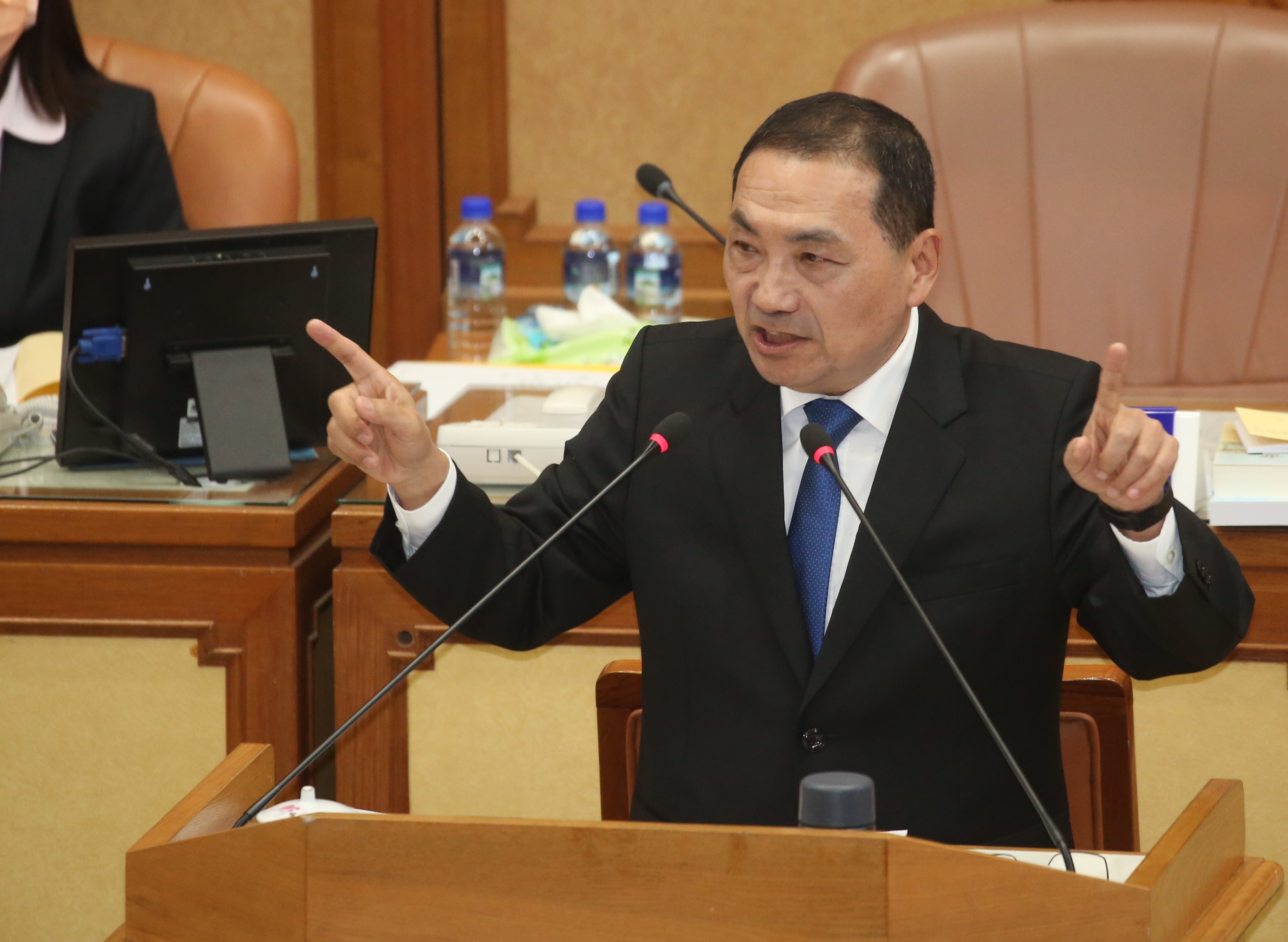 侯友宜稱自己不是很想在議會回答一中問題，因為他認為這類問題會被斷章取義製造對立。