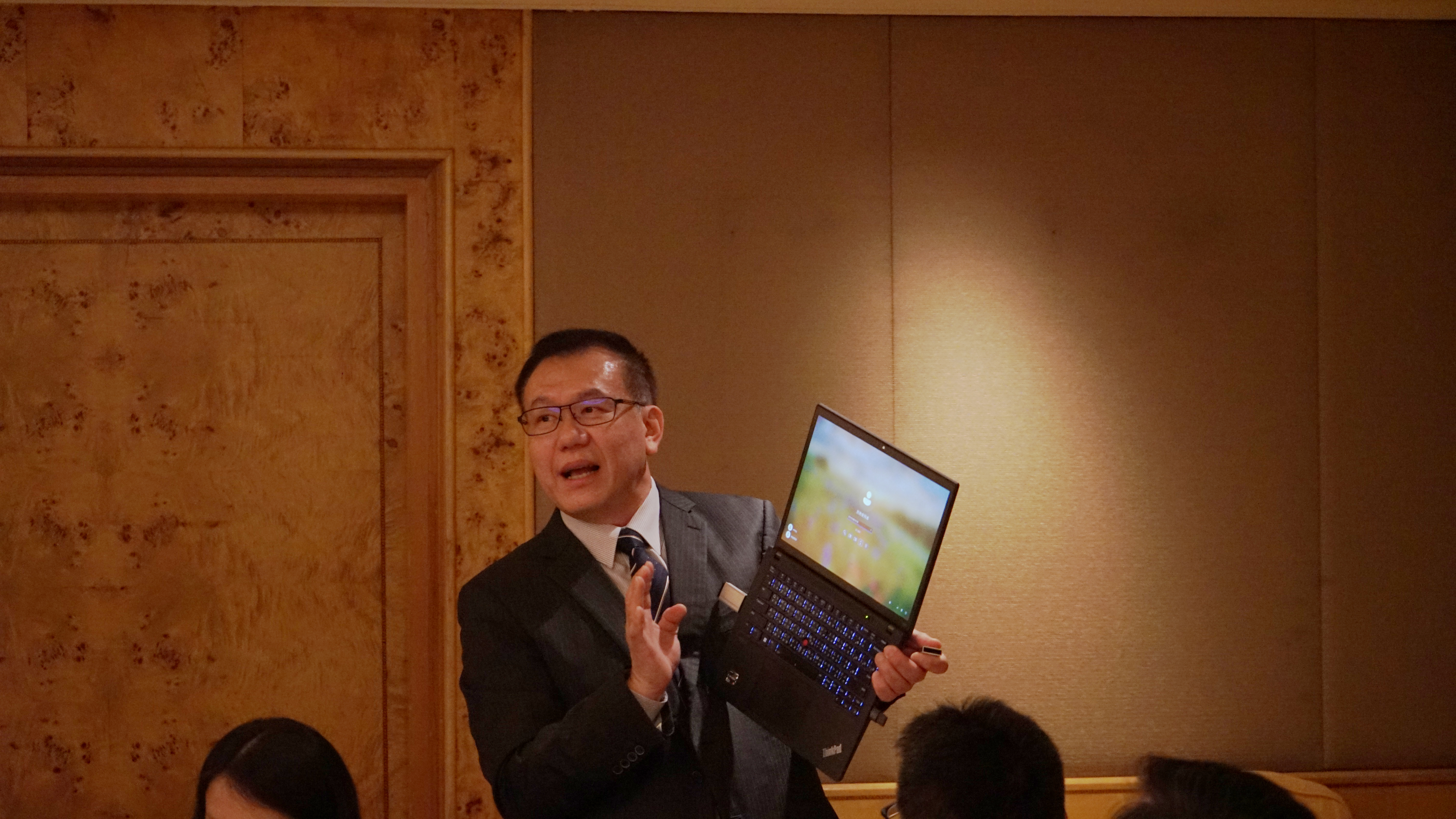 匯智總經理鄭嘉信表示，該公司客戶涵蓋政府、金控與大型企業等，其中還包含台積電供應鏈業者。 （匯智安全科技提供）