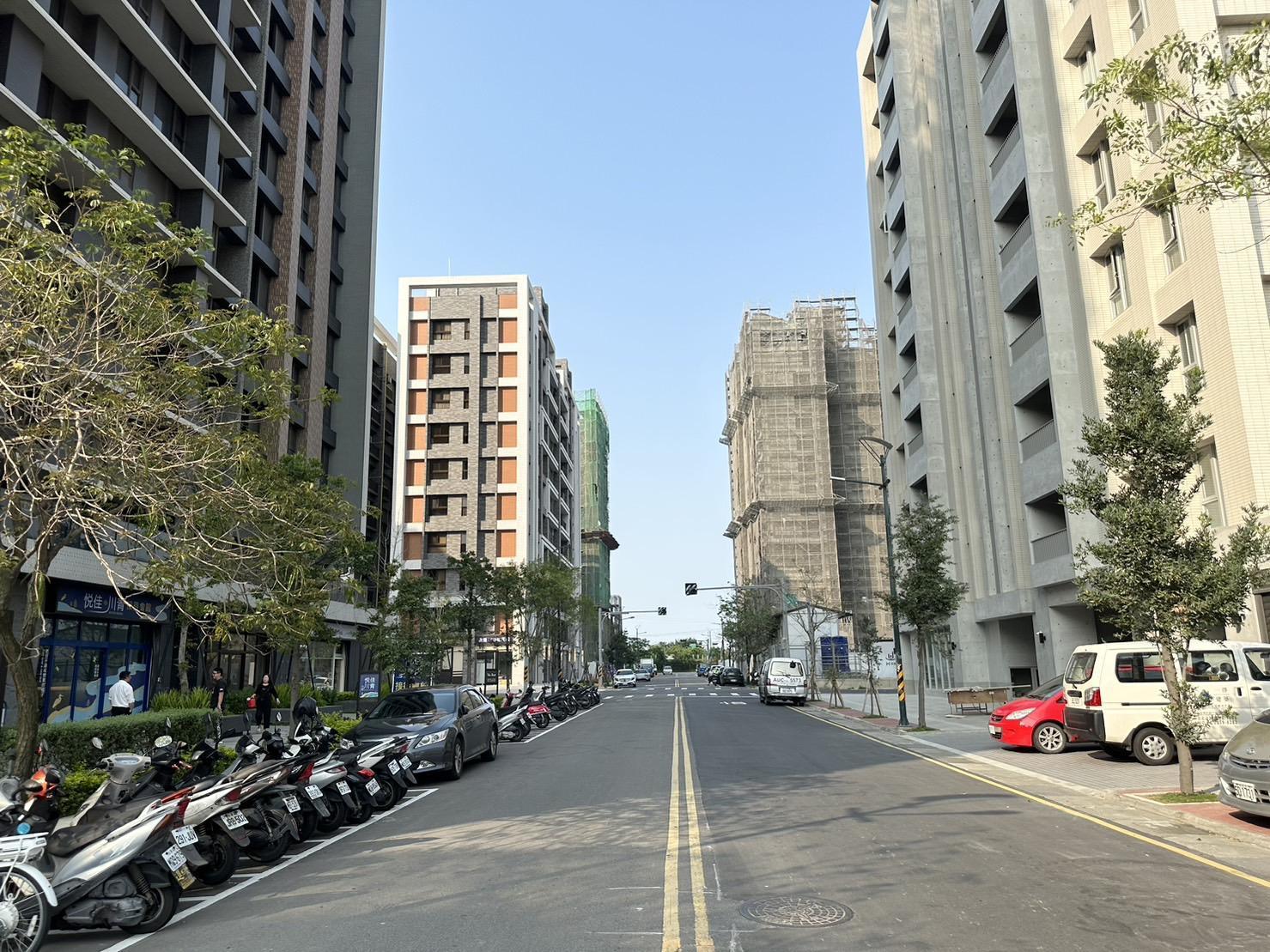 新竹市北區的金雅重劃區因房價相對市區實惠,吸引首購族購買。(信義房屋提供)