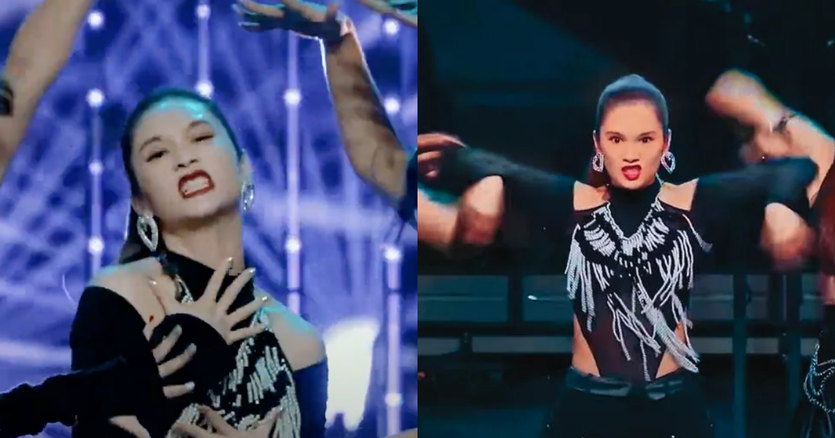 楊丞琳跳舞時經常出現較誇張的表情，引發網友熱議。（翻攝自YouTube）