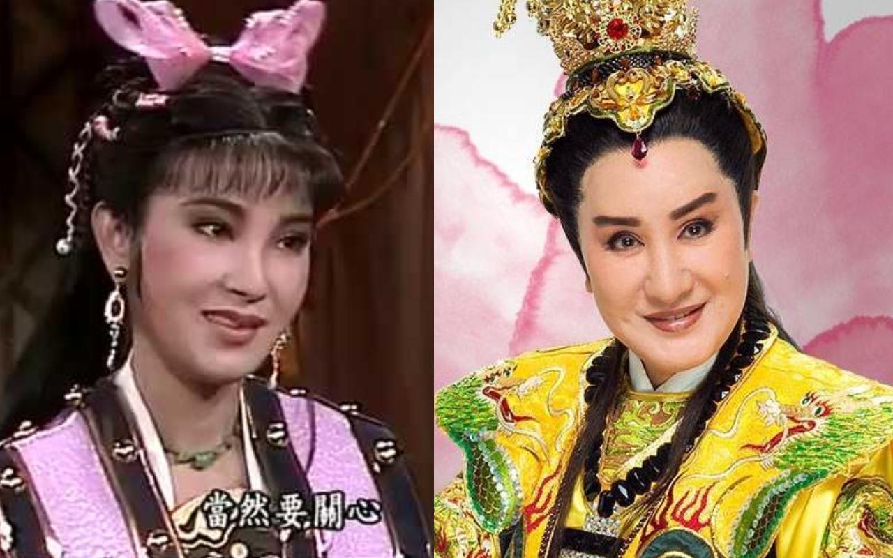 司馬玉嬌(左)是楊麗花(右)歌仔戲團的當家花旦。(翻攝自黿頭小可TY頻道、戲友天地臉書)