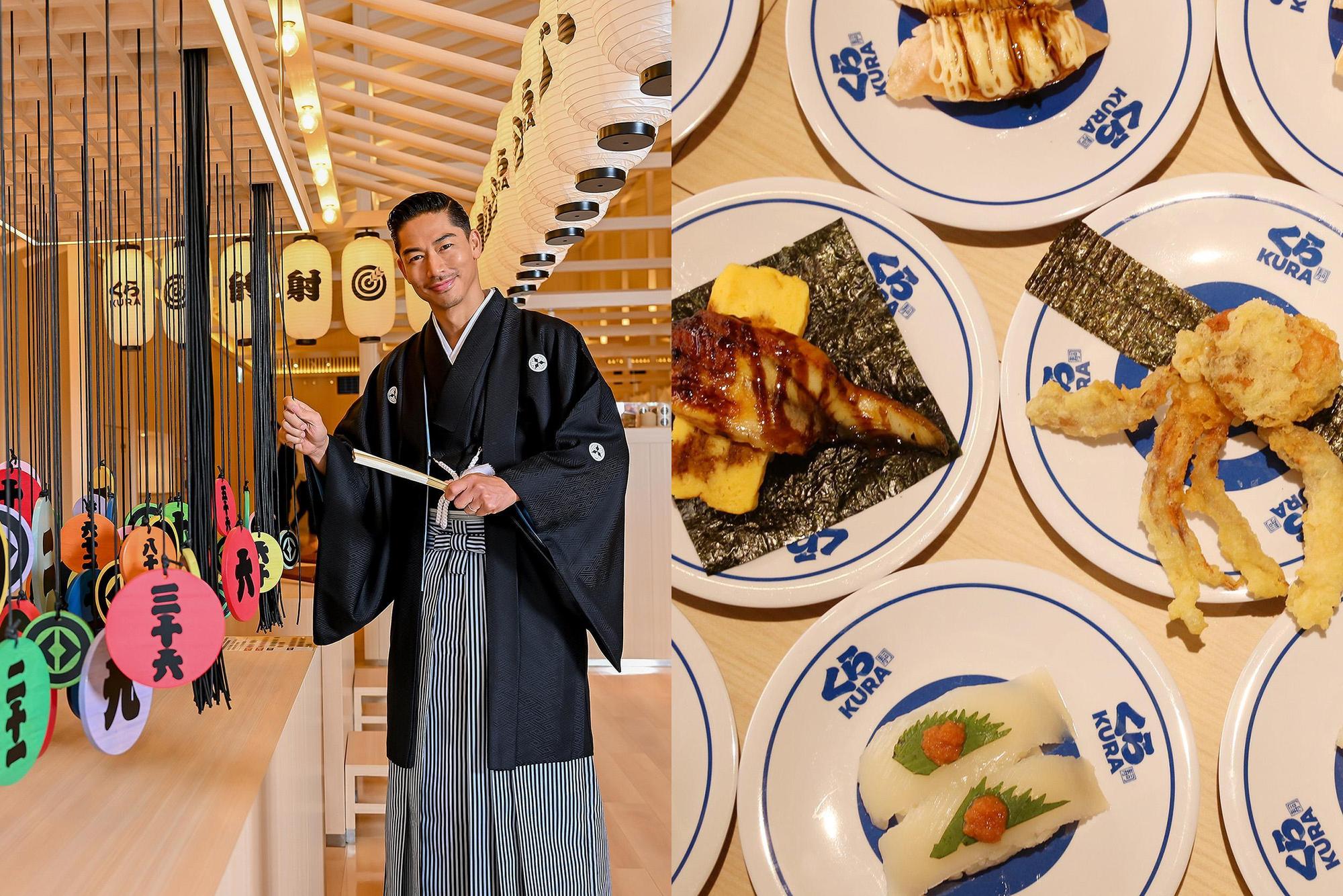 藏壽司海外首間全球旗艦店5月9日在高雄開幕,除了店舖外觀十分吸睛,也推出獨家扭蛋限定遊戲與該店獨家餐點,相當有噱頭。(藏壽司提供)