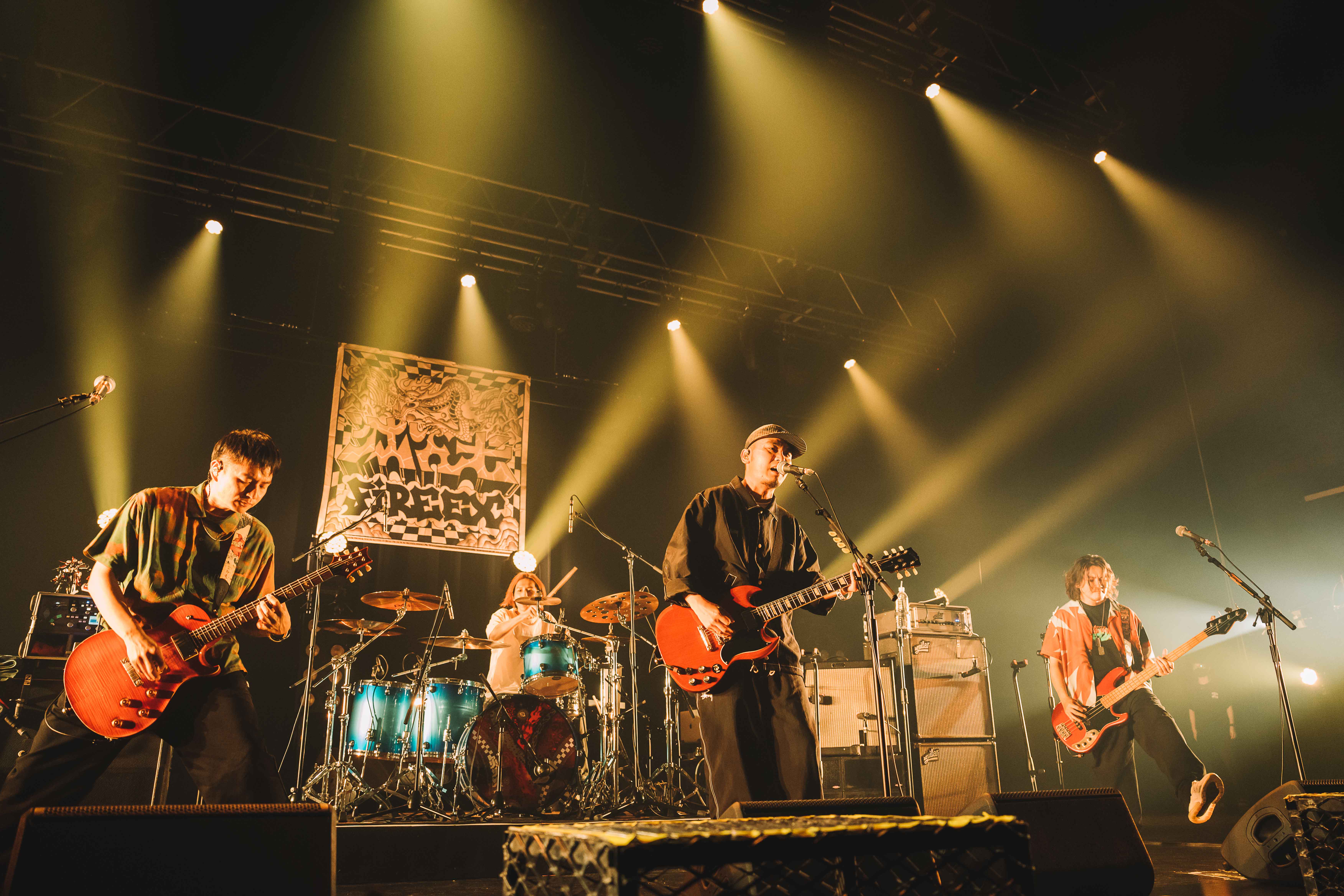 台灣樂團「滅火器Frie EX」本週四將與日本樂團Ken Yokoyama舉辦「Zepp Premium」演唱會。（Zepp New Taipei / 大鴻藝術BIG ART / 火氣音樂提供）