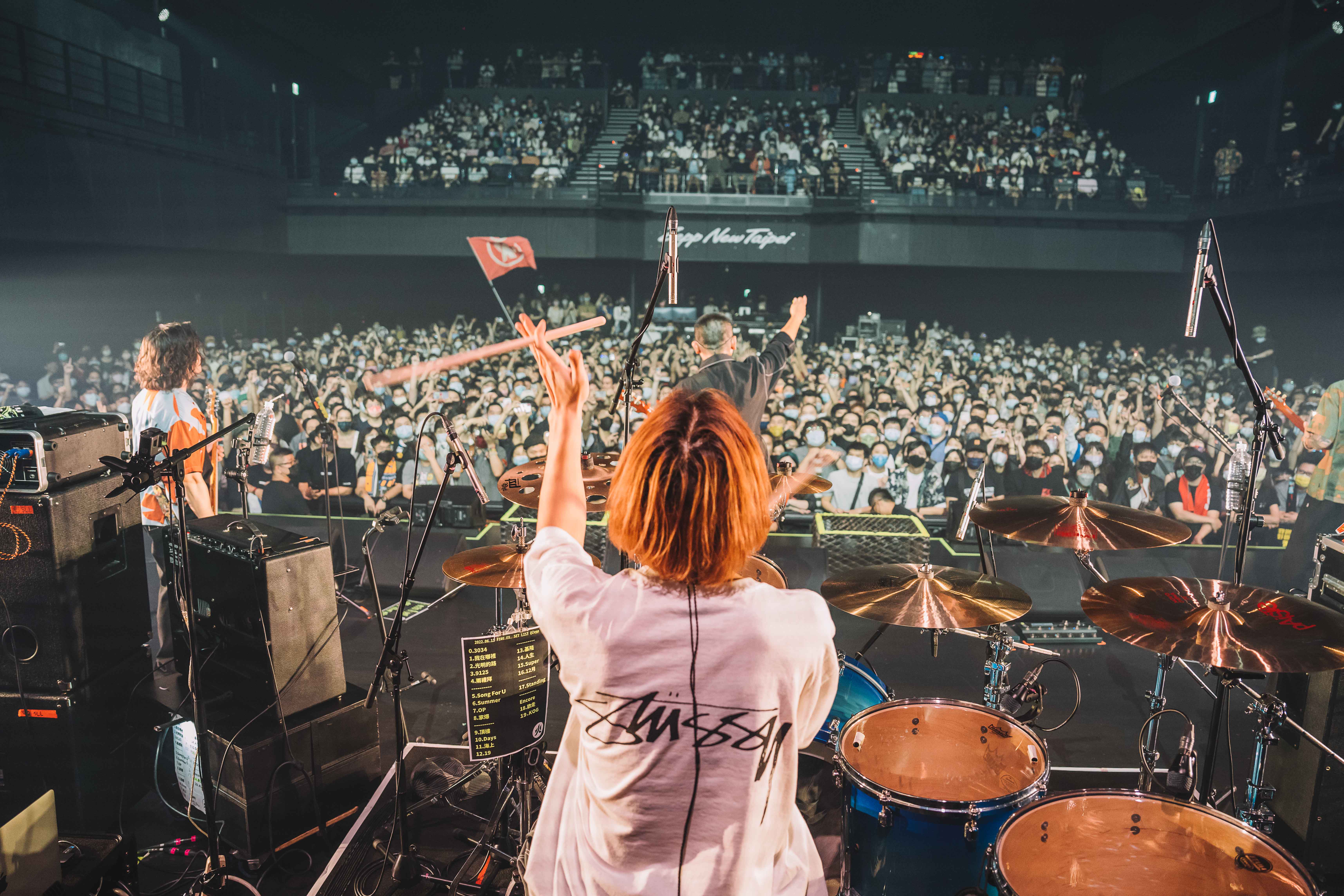 滅火器多次在Zepp New Taipei演出,認為該場地為歌手和觀眾都帶來全新的體驗。(Zepp New Taipei / 大鴻藝術BIG ART / 火氣音樂提供)