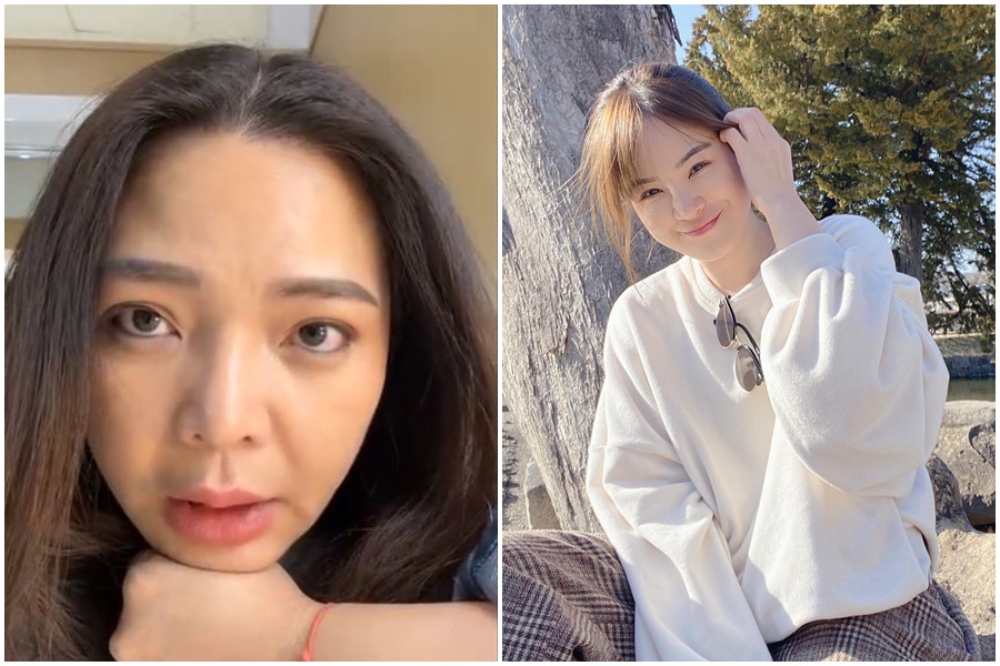 陳沂（右）在臉書發文，認為小甜甜（左）精神疑似不正常。（翻攝自小甜甜、陳沂臉書）