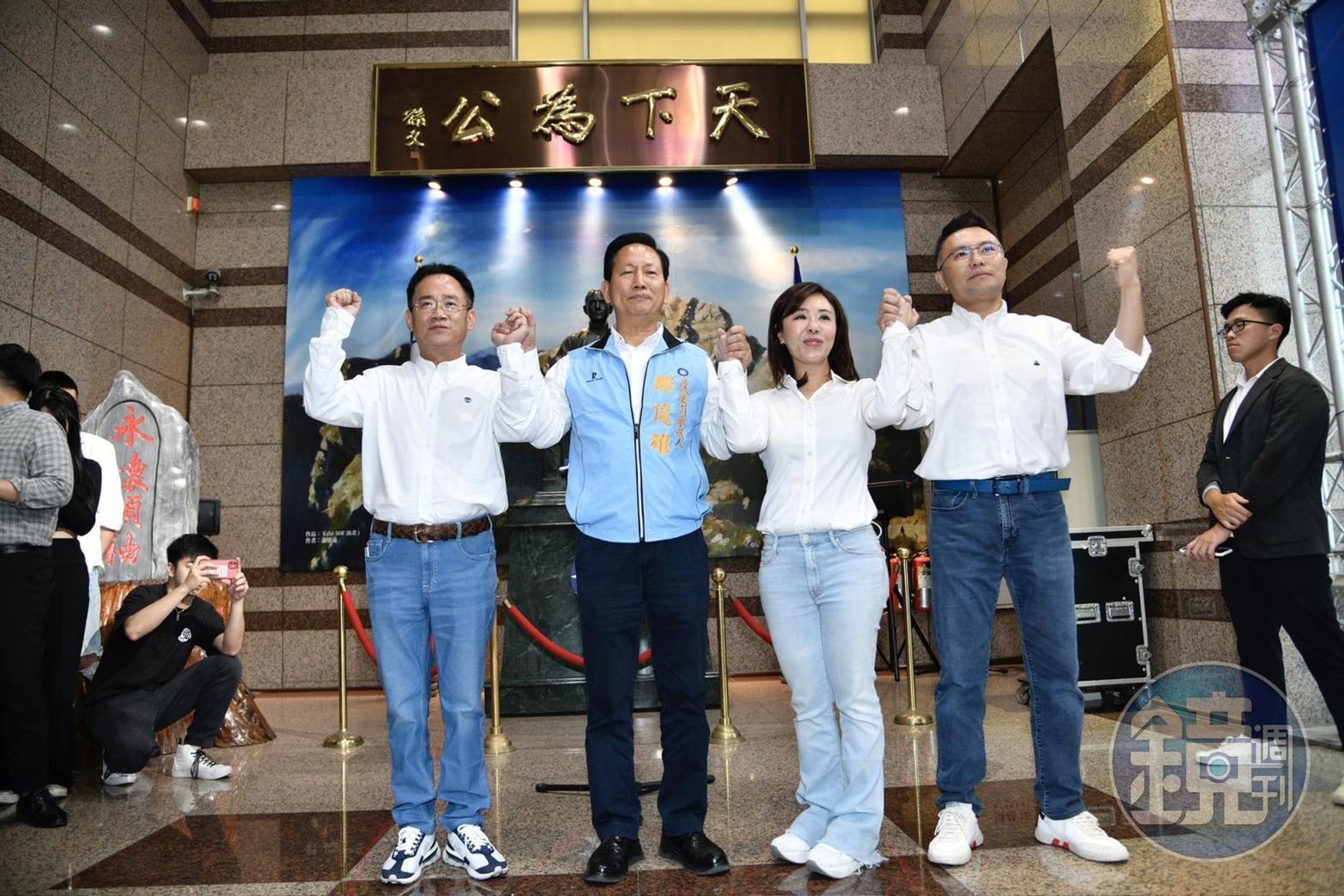 國民黨提名立委名單,包含張斯綱、李彥秀、鄭俊雄、阮厚爵。