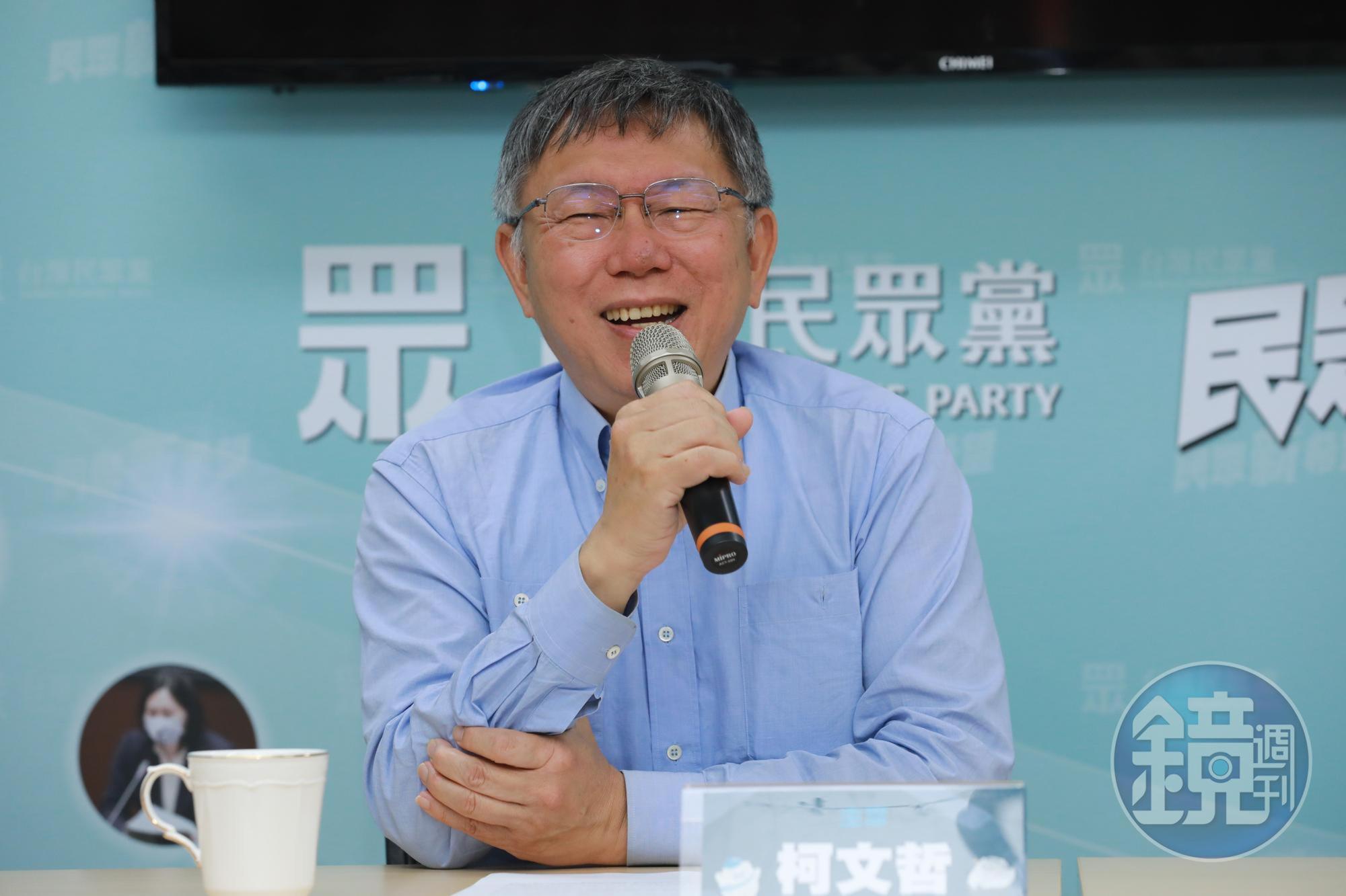 柯文哲認為,政府擋疫苗一事,民眾自有判斷。