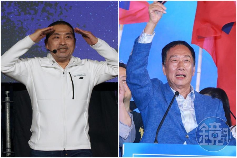 侯友宜(左圖)和郭台銘(右圖)都有機會代表國民黨出戰2024總統大選。