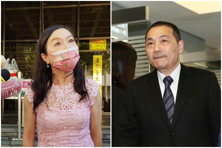 侯友宜（右）下令永久停辦貢寮海洋音樂祭，引起外界撻伐，包括周玉蔻（左）痛批侯是文化草包。（本刊資料照）