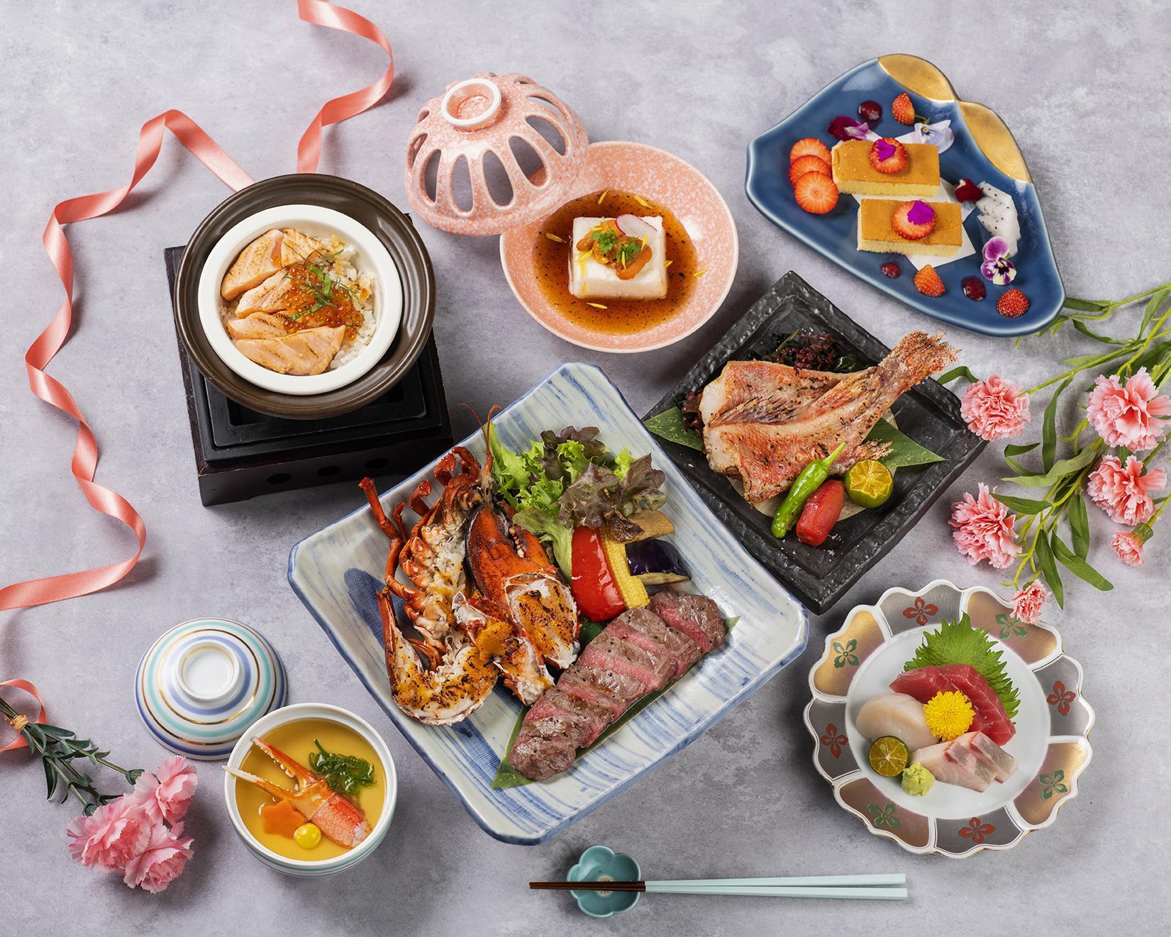 ibuki日本料理餐廳母親節套餐。3,480元/套。(飯店提供)