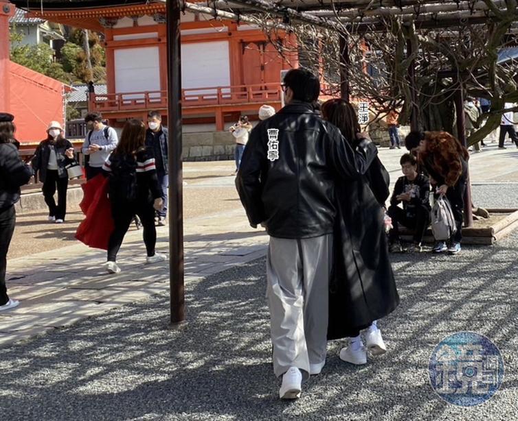 王淨、曹佑寧被直擊同遊京都清水寺，對於兩人一起合作，她答：「可以找我演他妹呀或他鄰居呀」。（攝影組）