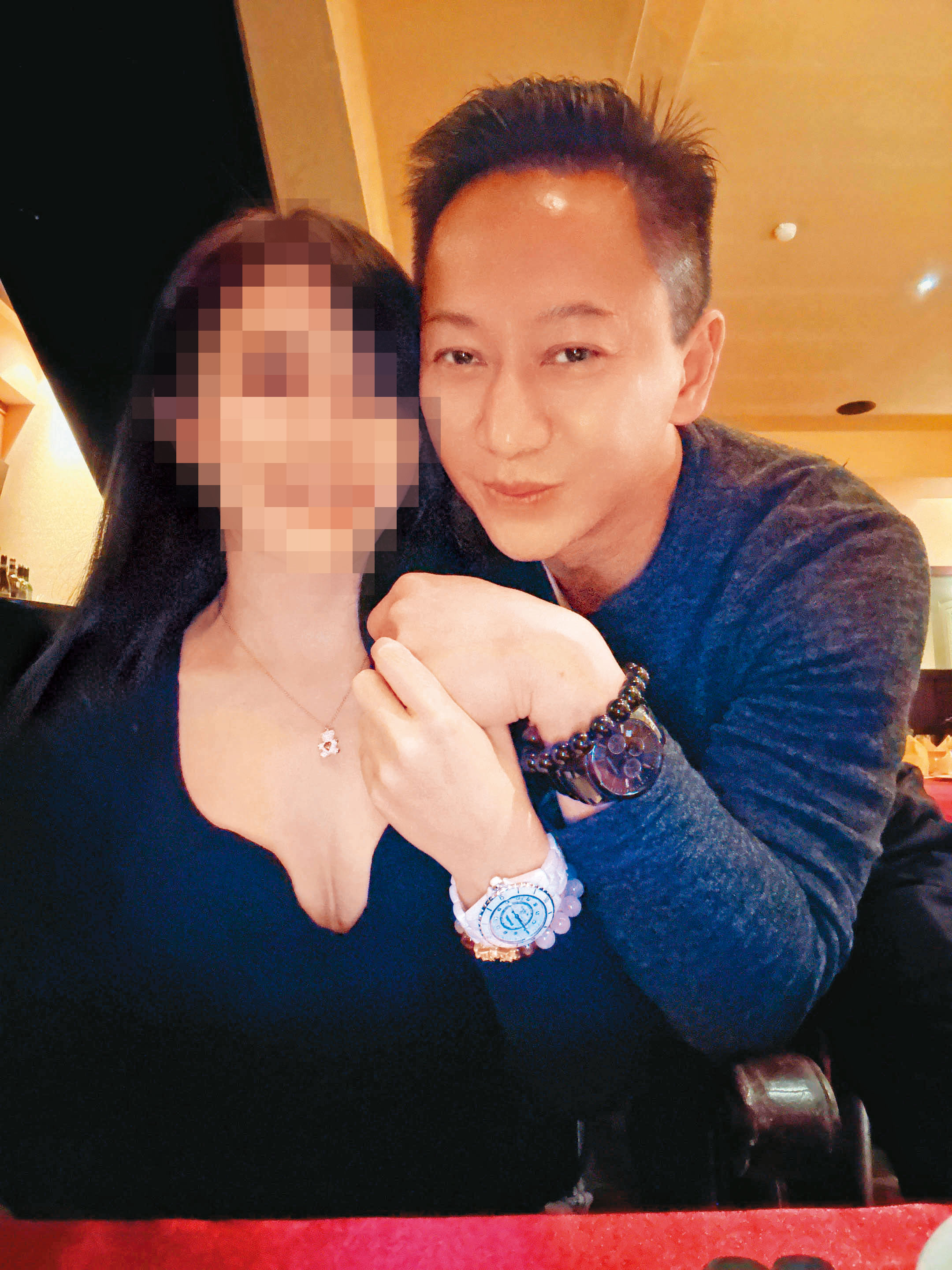 B小姐因郭耀男向其宣稱得了重病，心生同情進而與其交往。（讀者提供）