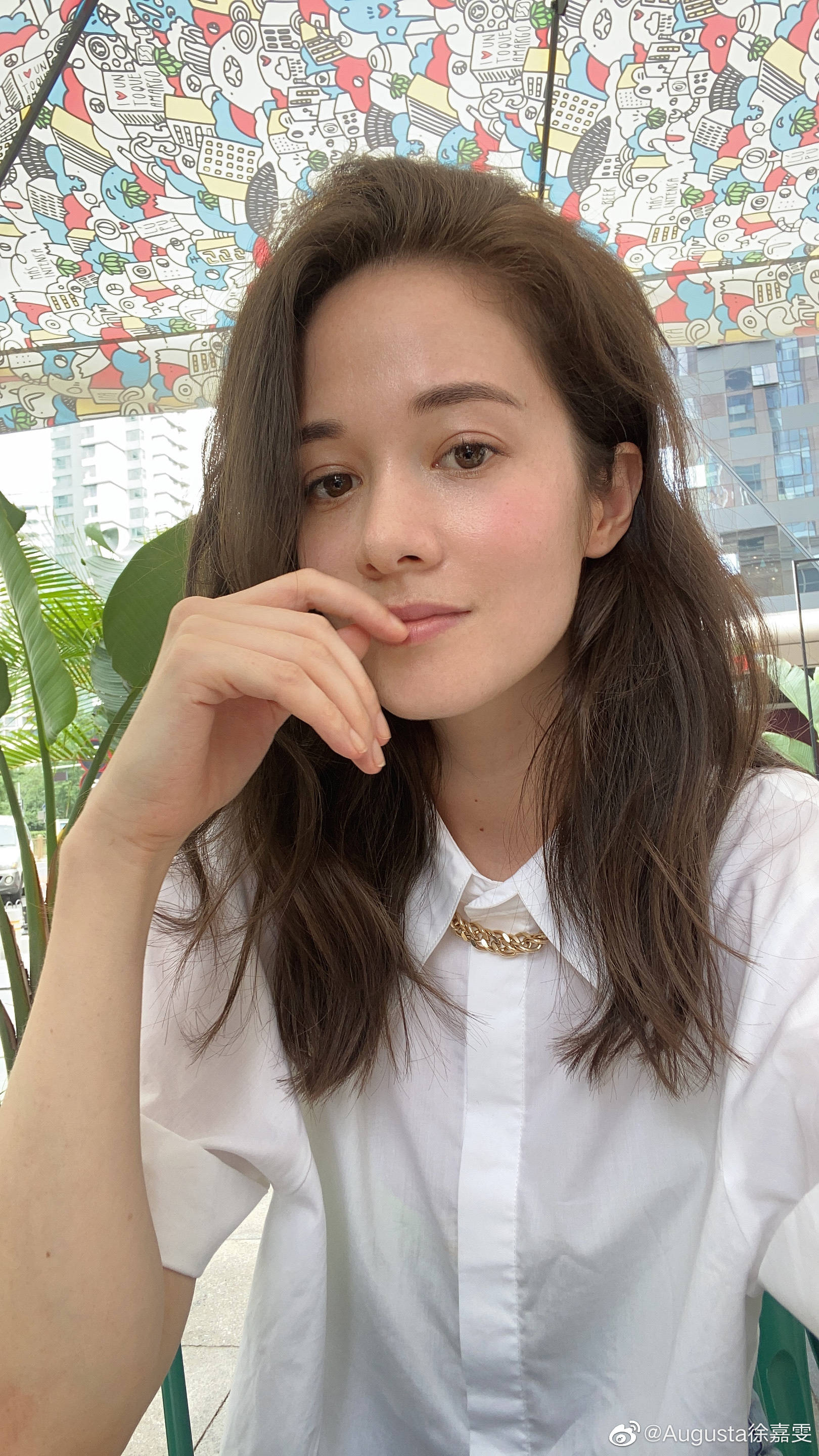 雖然陸片《戰狼2》原定女主角徐嘉雯否認自己有臨時加片酬之舉，不過該片導演吳京確實找來合作過的盧靖姍頂替她的演出。（翻攝自徐嘉雯微博）