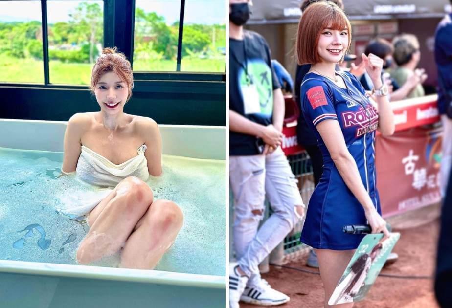 林艾融擁有天使臉孔魔鬼身材,在樂天女孩擔任司儀,被封是「最美MC」。(翻攝,林艾融IG)