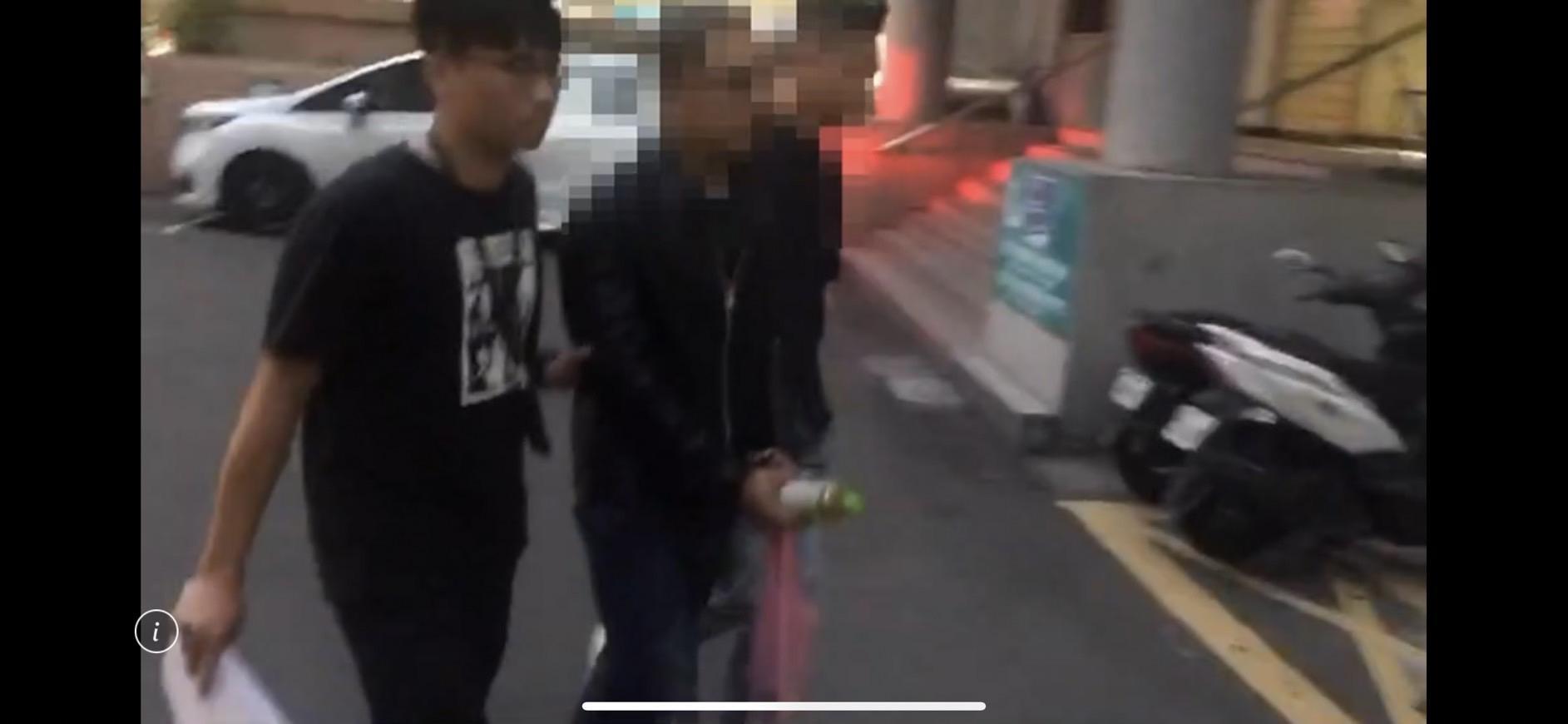 警訊後將黃男依竊盜等罪嫌移送法辦。(翻攝畫面)