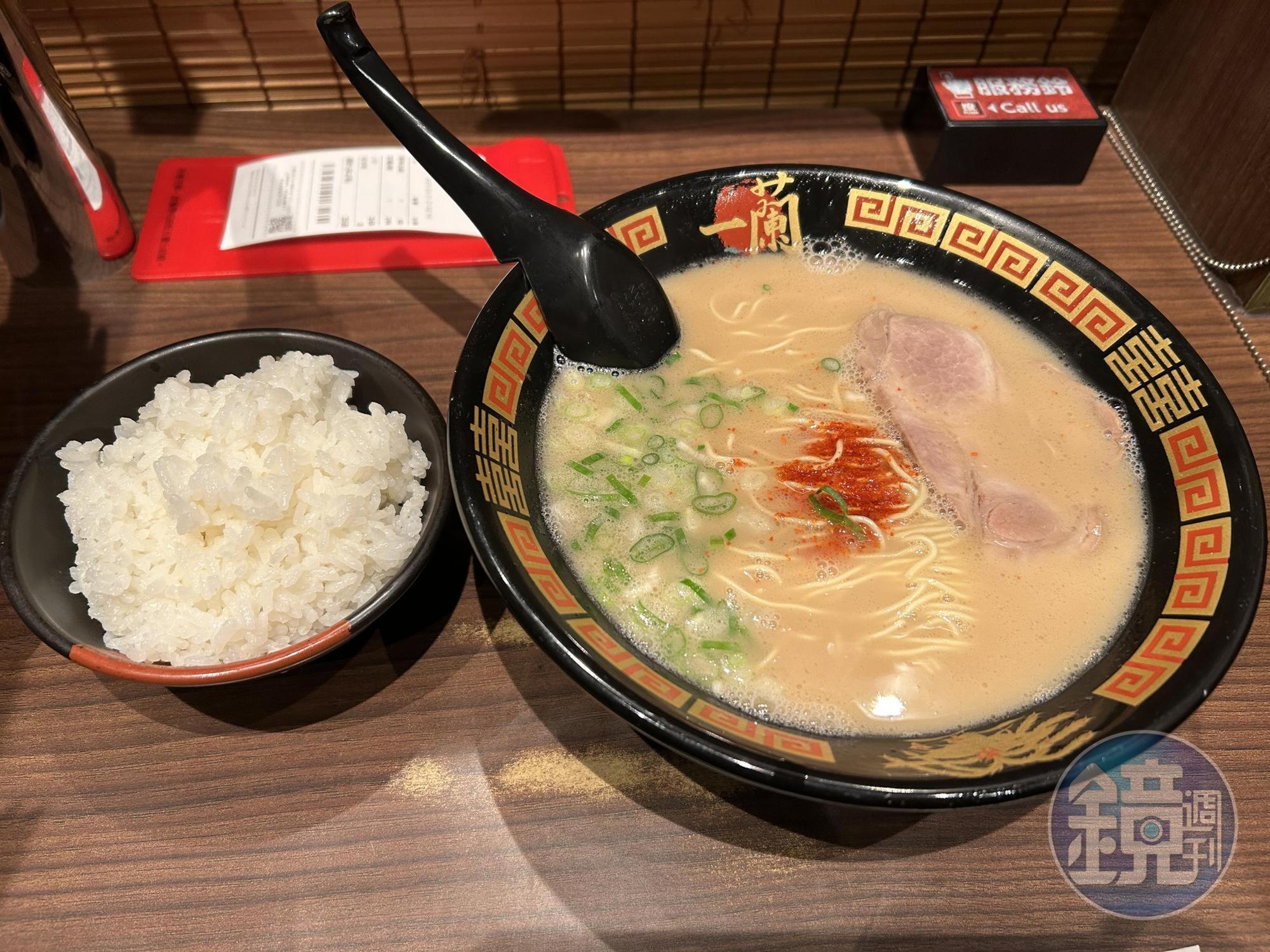「一蘭拉麵」台北本店與別館明日起將調整營業時間，平日時段「5:00～10:00」將為店舖公休時段。