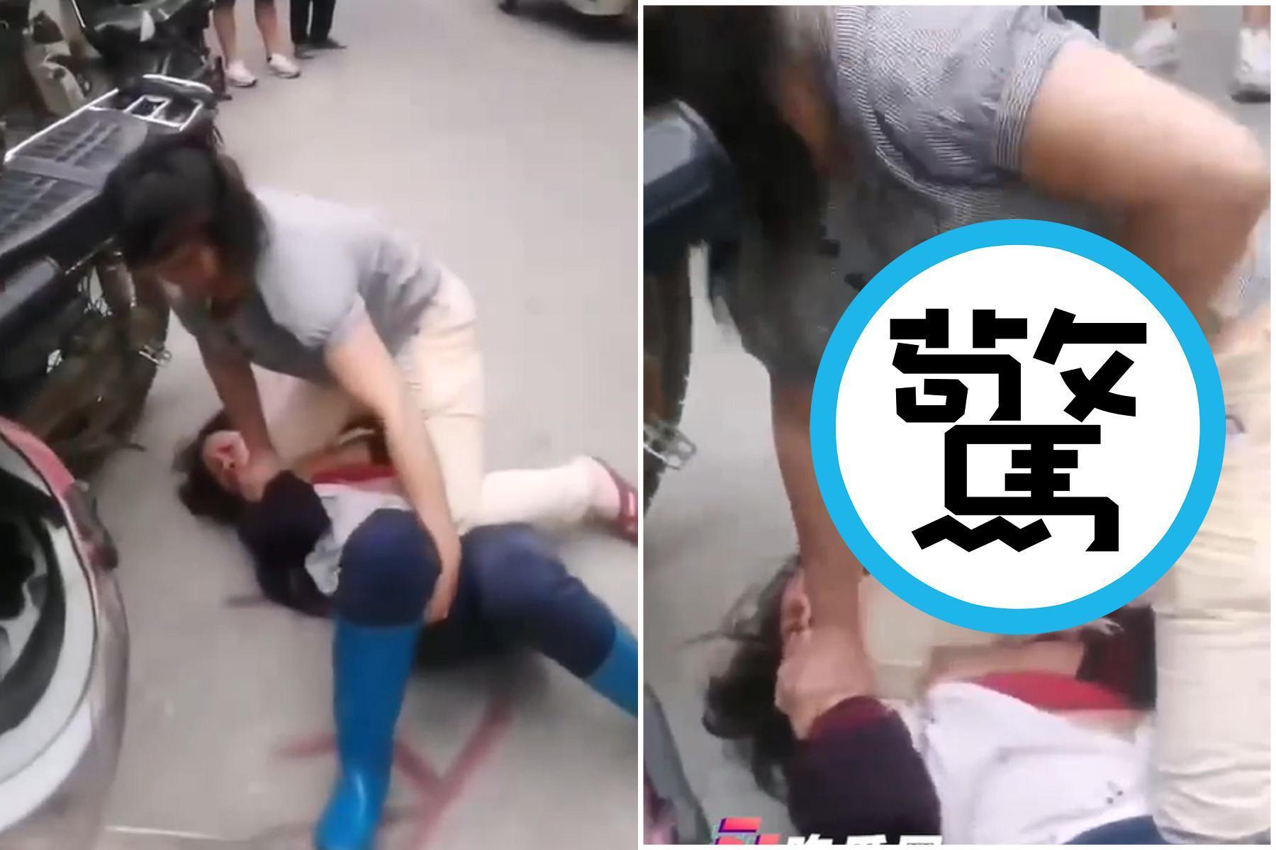 女人為難女人「殺陰拔毛」太粗暴了!她把對手壓地,下一秒伸手自摸滿滿腥味。(翻自《51吃瓜網》)