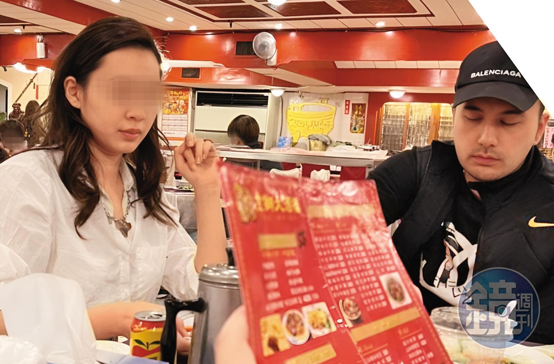 黃志瑋多與圈外人有緣分,兩年前就曾被拍到與演藝圈外的女性友人約會用餐。(讀者提供)