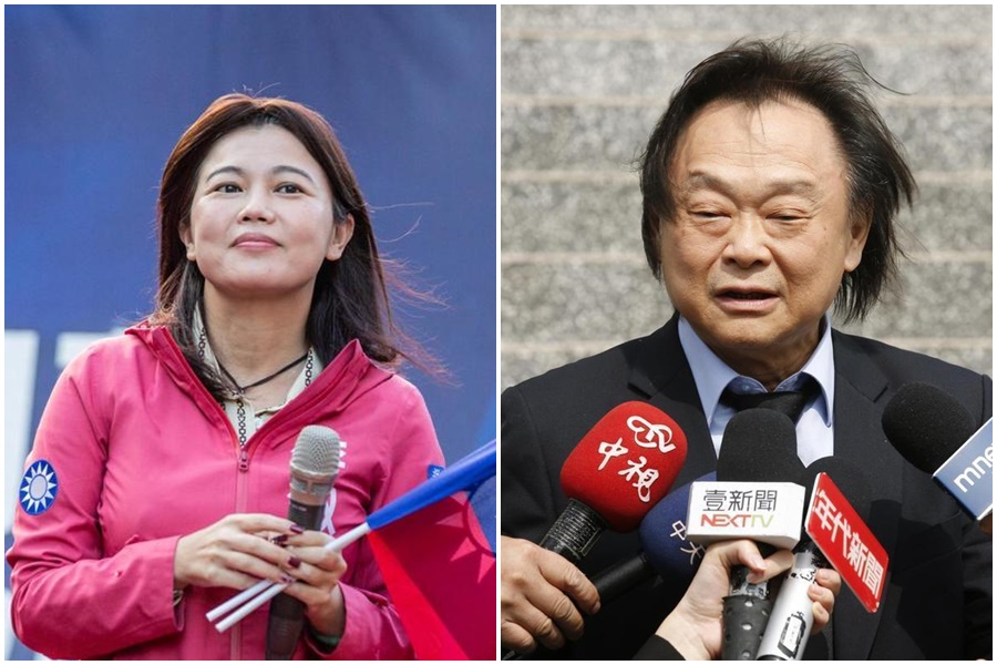 對於游淑慧（左）宣布參選第2選區（士林、大同），王世堅（右）驚訝之餘，不忘稱讚對方和自己「旗鼓相當」。（本刊資料照）