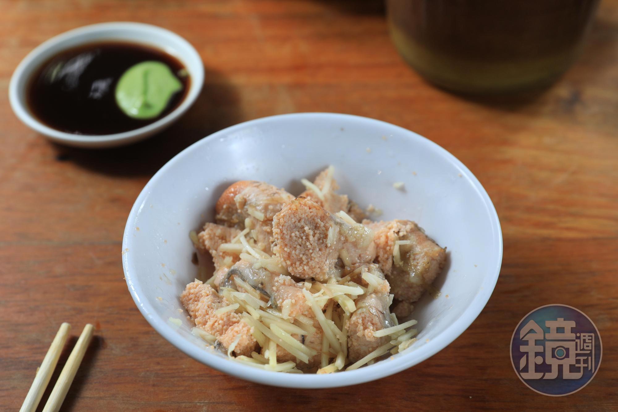 「魚卵」香綿沒有腥味。(30元/份)