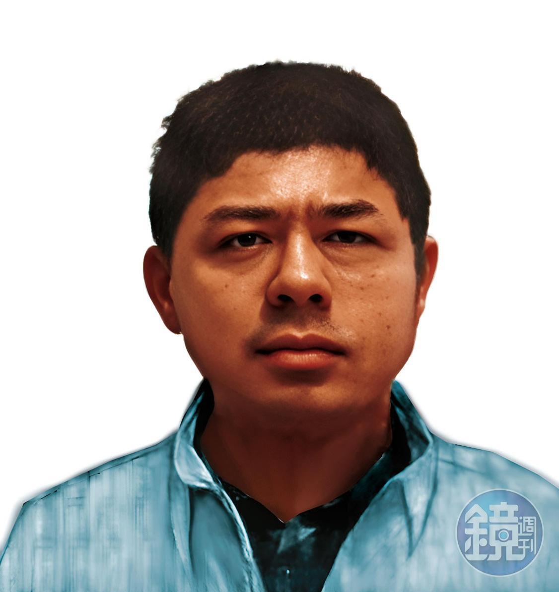 2012 年 本名曾耀鋒的曾國緯前科累累，2012年底遭警方逮捕時臉型圓潤、皮膚黝黑，明顯帶有江湖味。