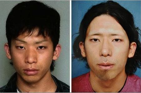 圖說:市橋達也犯下強姦殺人案後逃亡了2年7個月,躲遍日本23個縣市,遭通緝的他甚至自己動手整形。左為整形前,右為整形後,後來他還將自己的逃亡過程寫成書:《被捕前空白的兩年零七個月實錄》。(翻攝自網路)