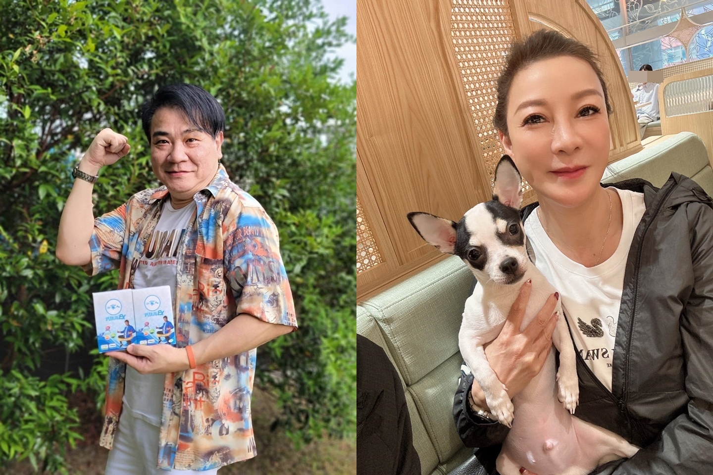 白雲回應楊繡惠「嫖妓、花錢找援妹」的不指名道姓爆料，並且覺得「沒事」。（翻攝臉書）