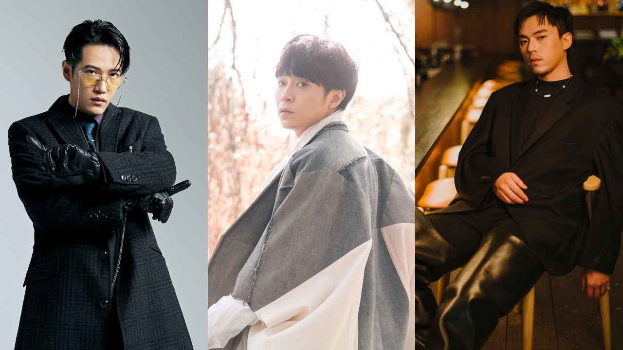 熊仔（左起）、吳青峰與HUSH將角逐第34屆金曲獎歌王。（熊仔：索尼提供、翻攝吳青峰、HUSH ins）