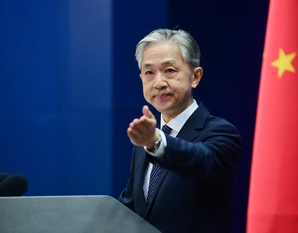 外交部發言人汪文斌今針對假球事件做出說明，稱有韓國公民涉及「非國家工作人員受賄罪」。（翻攝自@MFA_China Twitter）