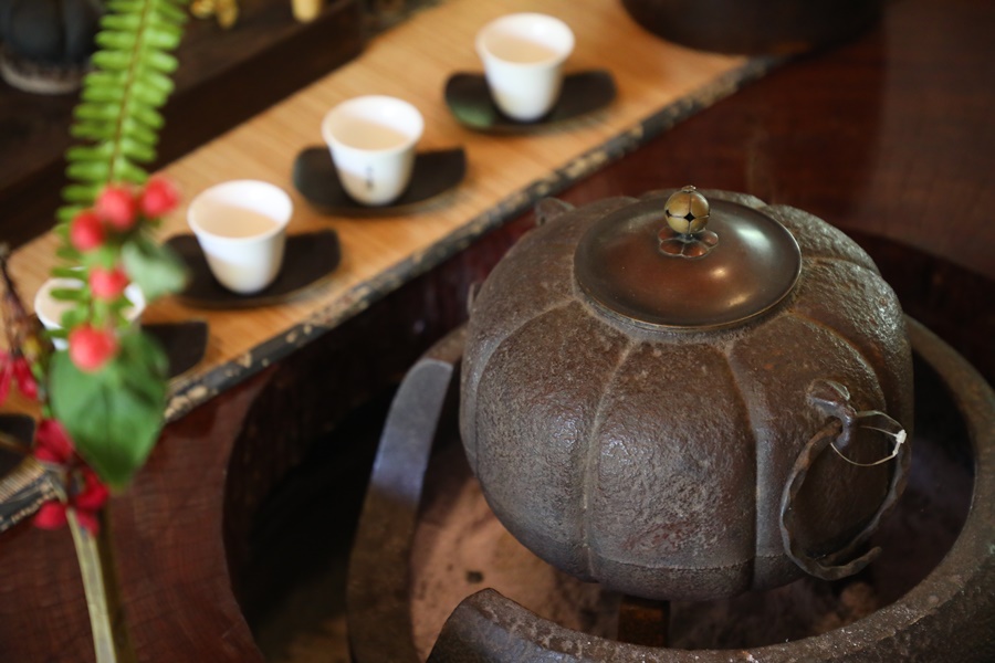 煮水的茶壺亦是藝術品。