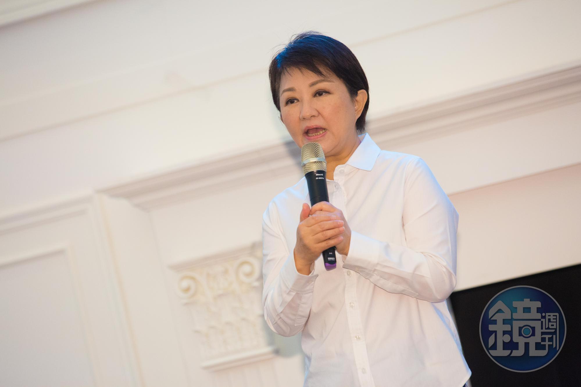 國民黨今天將公布徵召角逐2024的總統人選，台中市長盧秀燕今不會出席中常會。