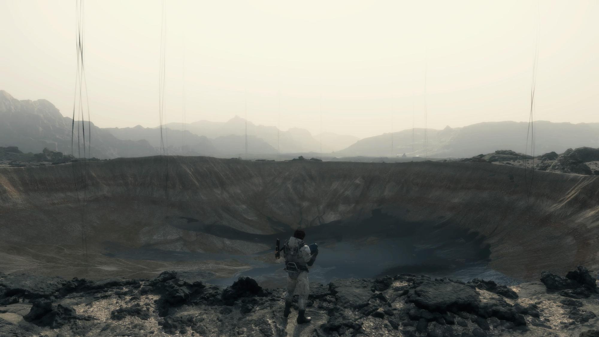 日本動作冒險遊戲《死亡擱淺》（Death Stranding）在2019年上市。（遊戲實機截圖）