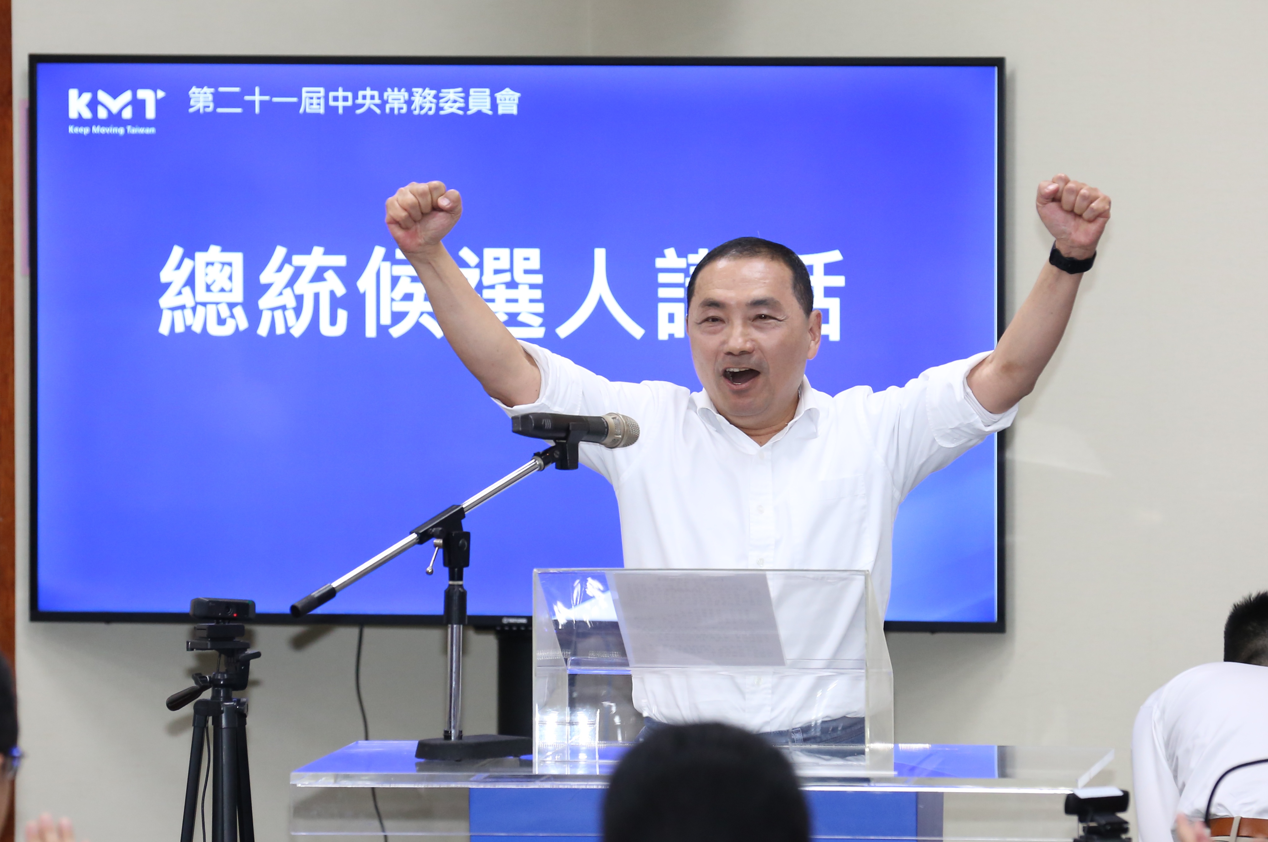 國民黨徵召侯友宜（圖）角逐2024總統大選，市議員卓冠廷今不滿po文稱「今天起新北市沒有市長。」（本刊資料照）