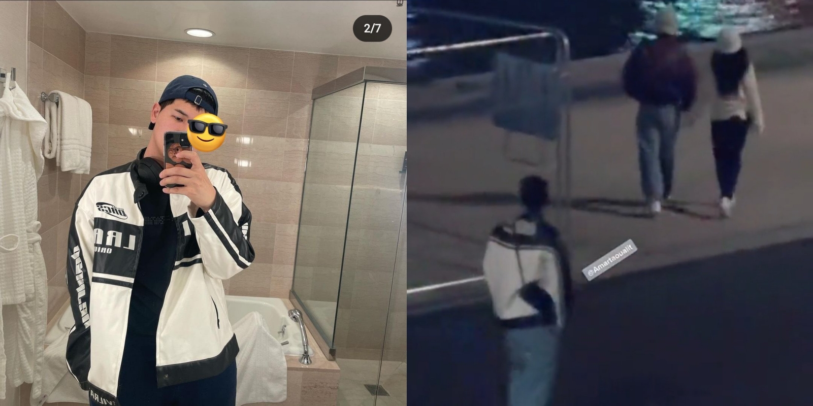 Jennie的經紀人去年曾上傳穿著這件外套的自拍照。(網路圖片)