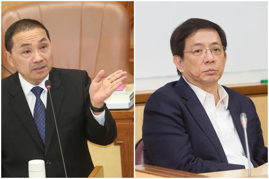 外傳侯友宜（左）屬意管中閔（右）擔任副手，國民黨回應了。（本刊資料照）