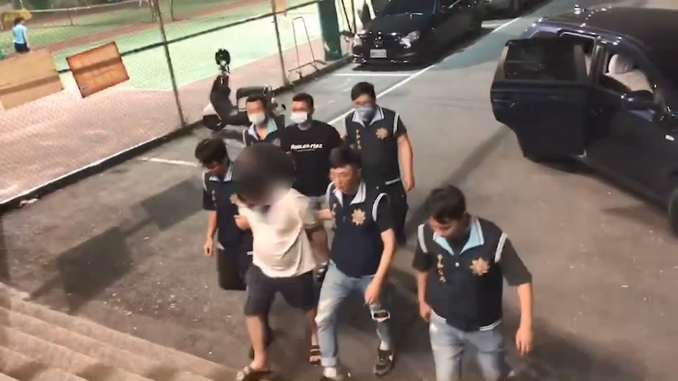 專案小組逮捕同案共犯。(警方提供)